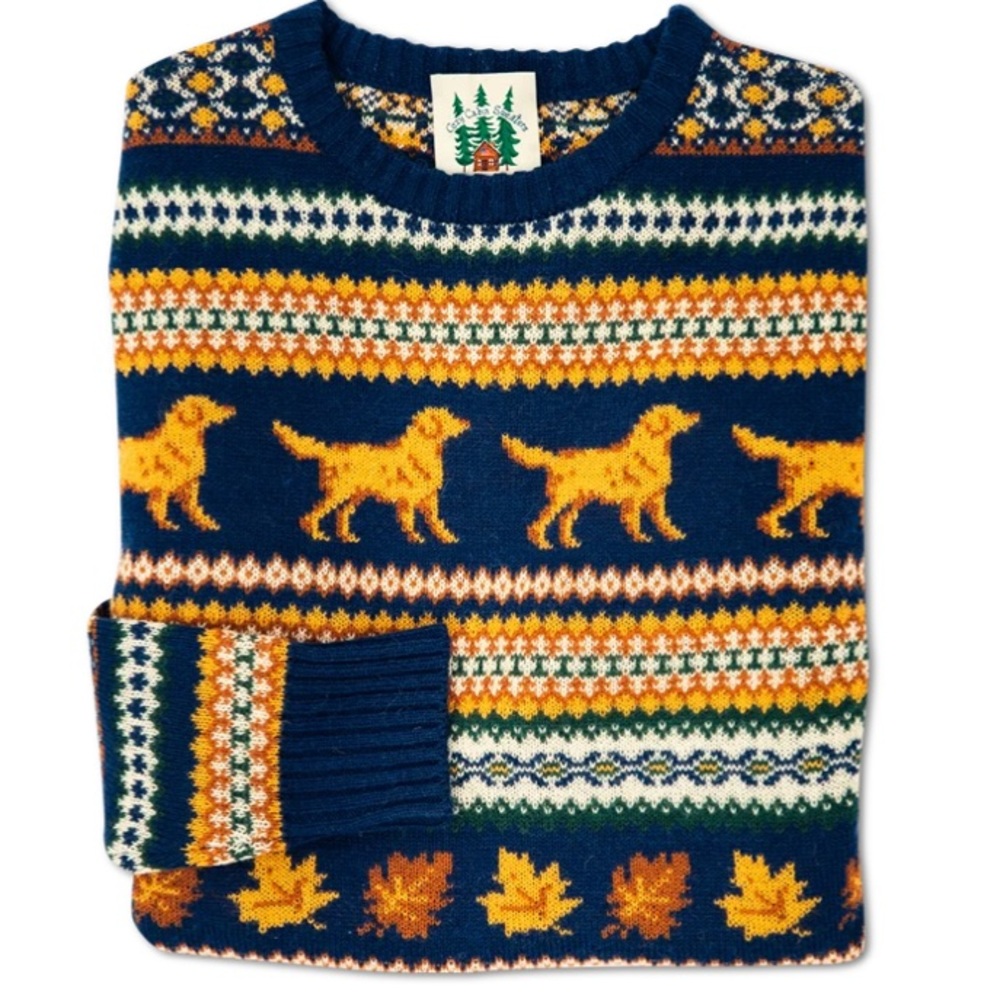 Kiel James Patrick Golden Autumn Sweater - L